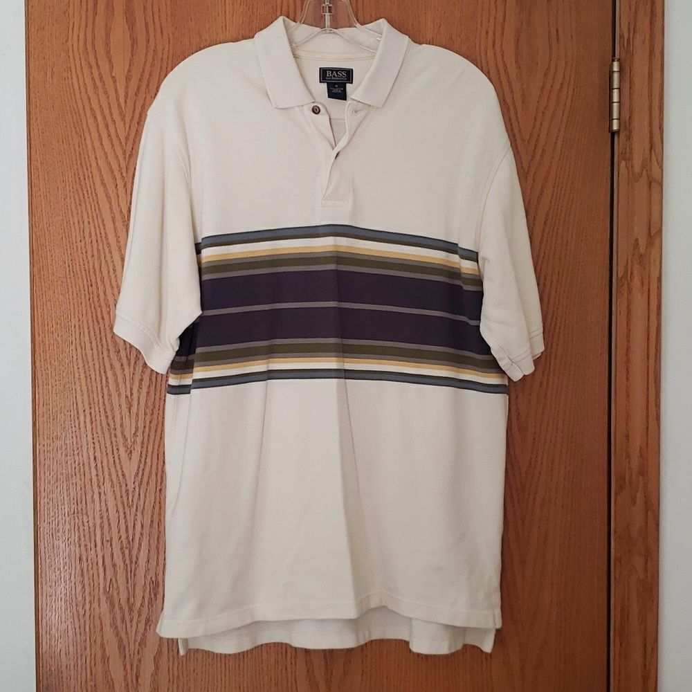 Bass Polo Shirt Sz M